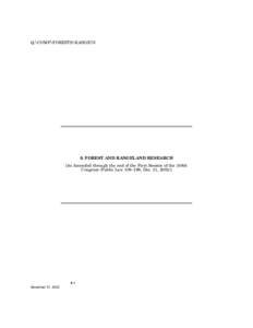 Q:\COMP\FORESTS\RANGE78  9. FOREST AND RANGELAND RESEARCH [As Amended through the end of the First Session of the 108th Congress (Public Law 108–198, Dec. 31, 2003)]