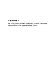 Klamath Facilities Removal Final EIS/EIR - Volume II, Appendices