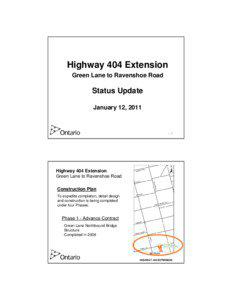 High-occupancy vehicle lane / Woodbine Avenue / Transport / Ontario Highway 404 / Queensville /  Ontario
