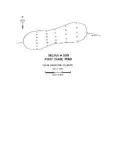 FIRST CHASE POND (Hourglass Pond) T14 R9, Aroostook Co. U.S.G.S. Gardner Pond, Me (7.5’) Fishes Lake trout (togue)