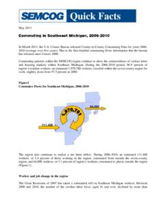 May[removed]In March 2013, the U.S. Census Bureau released County-to-County Commuting Data for years[removed]average over five years). This is the first detailed commuting flows information that the bureau has released s