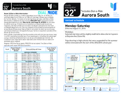 Ontario / Transport in Canada / York Region Transit / Provinces and territories of Canada / Viva / Bathurst Street / 12-hour clock