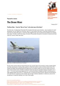 RLS B REME N   ·  BR EI TE N WE G 25   ·  BRE ME N  Proposal for a lecture The Drone Wars February 2014