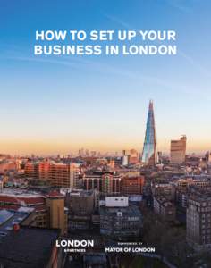 HOW TO SET UP YOUR BUSINESS IN LONDON 1  CONTENTS