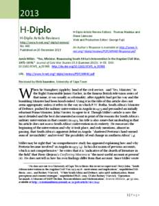 H-Diplo Article Review No. 440