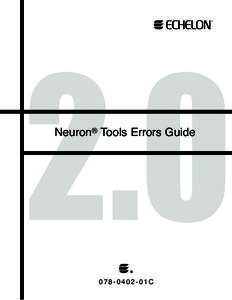 Neuron Tools Errors Guide