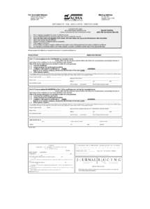 K  • AQHA / Affidavit for Duplicate Certificate
