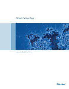 Cloud Computing  Key Initiative Overview