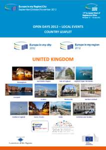 OPEN DAYS 2012 – LOCAL EVENTS COUNTRY LEAFLET UNITED KINGDOM  Birmingham