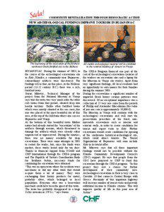 COMMUNITY REVITALIZATION THROUGH DEMOCRATIC ACTION  NEW ARCHEOLOGICAL FINDINGS IMPROVE TOURISM IN BUJANOVAC