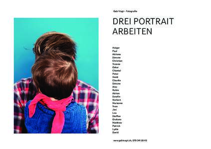 Gabi Vogt – Fotografie  drei portrait arbeiten Holger Paul