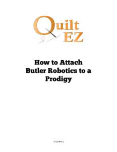 How to Attach Butler Robotics to a Prodigy