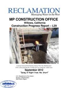 September 2012 Construction Progress Report – L29