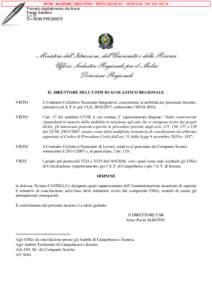 NOMINA RAPPRESENTANTE CONCILIATORE USR MOLISE