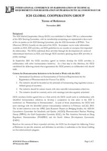 Pharmaceuticals policy / Pharmaceutical industry / IFPMA / EMBnet / Research / Pharmaceutical sciences / Health / Clinical research / Drug safety / International Conference on Harmonisation of Technical Requirements for Registration of Pharmaceuticals for Human Use