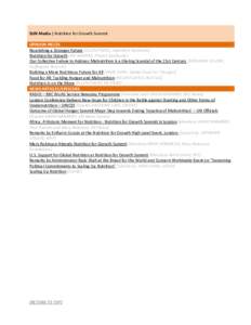 Medicine / Food politics / Food science / Nutrition / Food security / Malnutrition / David Nabarro / Stunted growth / Hunger / Health / Food and drink / Humanitarian aid