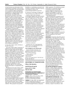 [removed]Federal Register / Vol. 65, No[removed]Friday, September 8, [removed]Proposed Rules or least burdensome alternative if the Administrator publishes with the final