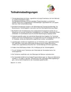 Microsoft Word - Teilnahmebedingungen Stand[removed]doc