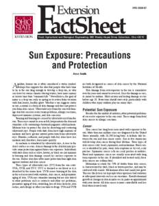 Prevention / Sunburn / Sunscreen / Ultraviolet / Sun protective clothing / Human skin / Skin cancer / Melanoma / Sunlight / Electromagnetic radiation / Sun tanning / Ultraviolet radiation