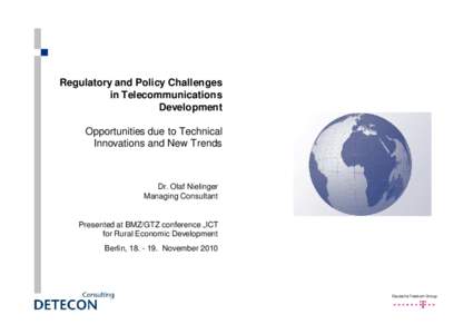 2010_Berlin_Regulatory Challenges _Detecon_Nielinger