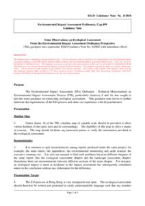 Environmental law / Prediction / Technology assessment / Environmental impact assessment / Sustainable development / Sustainability / Ecology / Landscape assessment / Mitigation banking / Environment / Impact assessment / Environmental economics