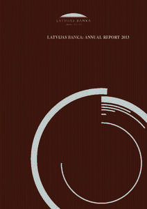 LATVIJAS BANKA: ANNUAL REPORT 2013  ISSN 1407–1800 LATVIJAS BANKA: ANNUAL REPORT 2013