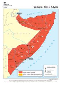 Somalia: Travel Advice Aden f o f Gul