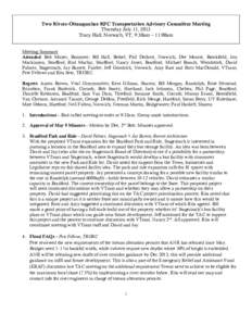 Vermont Agency of Transportation / Vanpool / Vermont / Park and ride / Norwich / Transport / Sustainable transport / Transportation in Vermont