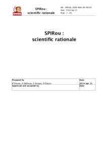 SPIRou : scientific rationale Ref : SPIROU-2000-IRAP-RPDate : 2014 Apr 11 Page : 1 /63
