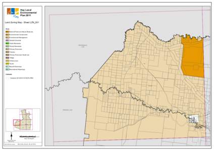 Hay Local Environmental Plan 2011 Land Zoning Map - Sheet LZN_001 Zone E1