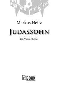 Markus Heitz  Judassohn