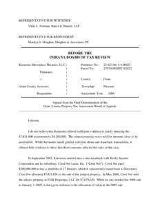 Real property law / Contract law / Private law / Leaseback / Leasing / Sales / Kerasotes Theatres / Appraiser / Property tax / Real estate / Business / Law