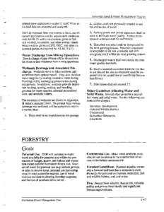 Areawide Land & Water Management Policies  amend these applications under 11 AAC 93 as additional data are acquired and analyzed. 2. Ditches shall not physically connect to any natural bodies of water.