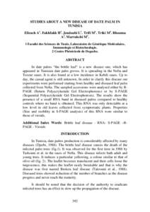 Electrophoresis / Biochemistry / Molecular biology / Gel electrophoresis / Avocado sunblotch viroid / Grapevine viroid / SDS-PAGE / Polyacrylamide / Nucleic acid / Biology / Chemistry / Viroids