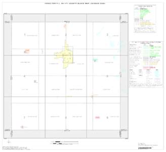 INDEX FOR P.L[removed]COUNTY BLOCK MAP (CENSUS[removed]INDEX MAP LEGEND SYMBOL NAME STYLE