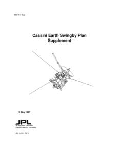 [removed]Sup  Cassini Earth Swingby Plan Supplement  19 May 1997