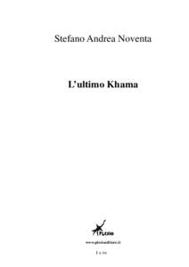 L'ultimo khama prologo