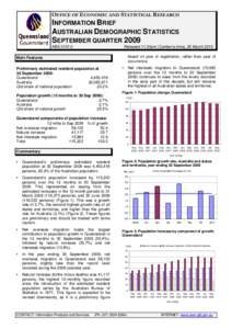 Population growth / Australia / Oceania / Political geography / Demography / Queensland / Demographics of Australia