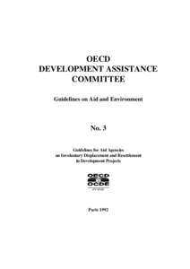 OECD DEVELOPMENT ASSISTANCE COMMITTEE Guidelines on Aid and Environment  No. 3