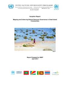 Inception Report Mapping and Enhancing Natural Resource Governance in Small Island Communities ©MFF