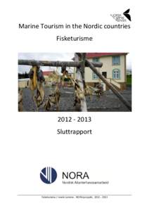 Marine Tourism in the Nordic countries FisketurismeSluttrapport
