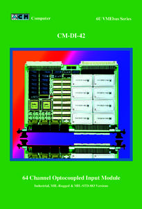 Computer  6U VMEbus Series CM-DI-42