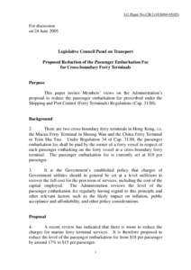 LC Paper No.CB[removed])  For discussion on 24 June[removed]Legislative Council Panel on Transport