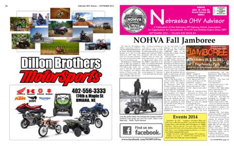 N Nebraska OHV Advisor — September 2014