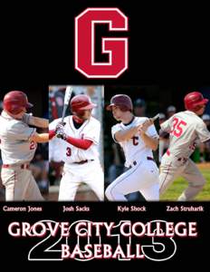 BASEBALL[removed] GROVE CITY COLLEGE TABLE OF CONTENTS