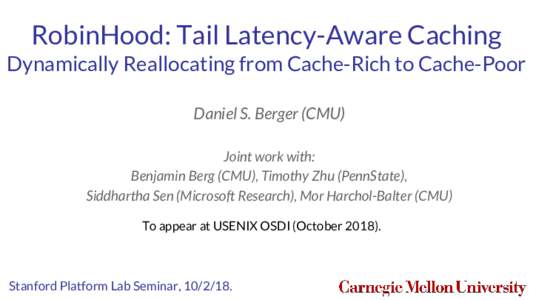 Cache / Computer architecture / Latency