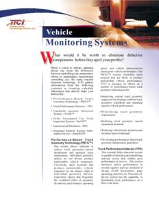 Vehicle  Monitoring Systems W