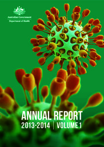 ANNUAL REPORT 2013-2O14 | VOLUME 1 ABOUT THE COVER