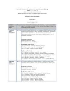 Multimedia Extensions, My Roadmap to the Future, My Success Roadmap Grades: 7, 8, 9, 10, 11, 12 States: Pennsylvania Academic Standards Subjects: Health and PE, Library / Technology, Science, Social Studies Pennsylvania 