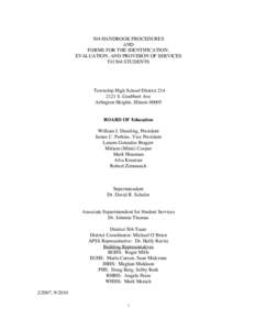 Disability / Free Appropriate Public Education / Public education in the United States / Section 504 of the Rehabilitation Act / Individuals with Disabilities Education Act / Individualized Education Program / Education / Special education / Education in the United States